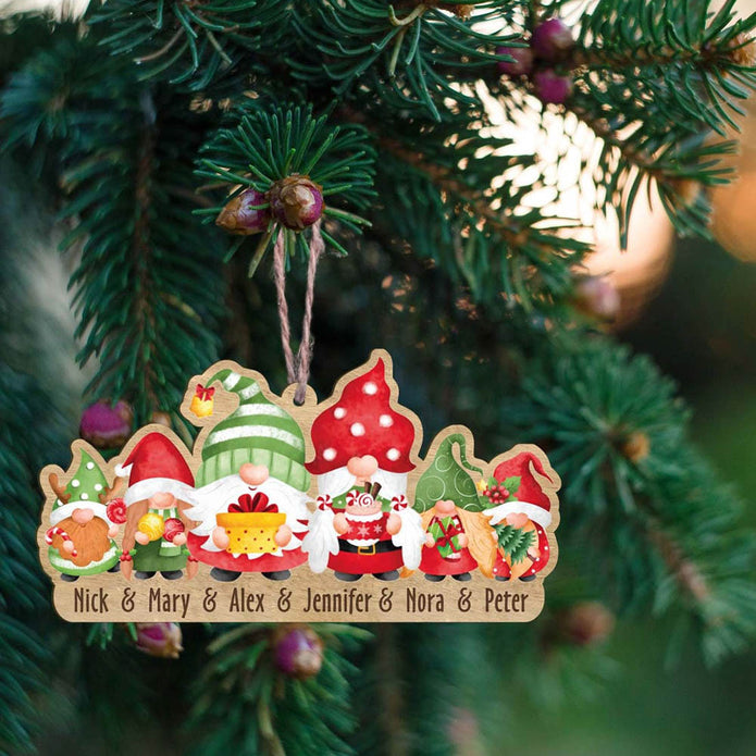 Personalised Christmas Decoration Ornament - handmade