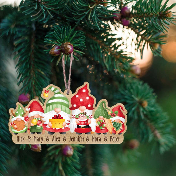 Personalised Christmas Decoration Ornament - handmade