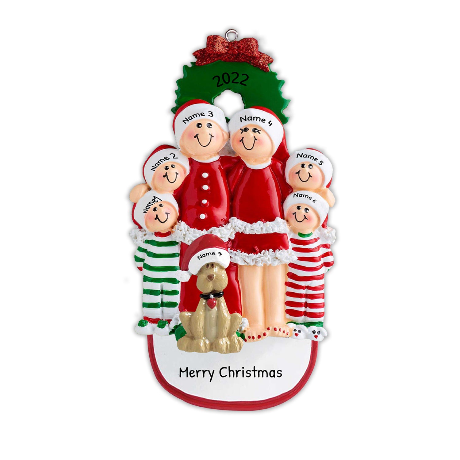 Personalised Christmas Name Ornament - handmade