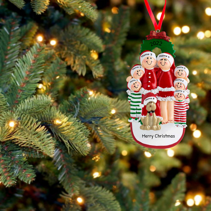 Personalised Christmas Name Ornament - handmade