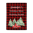 Personalised Christmas Car Blanket - handmade