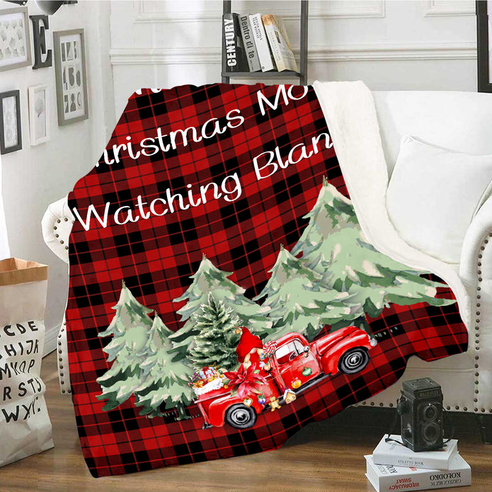 Personalised Christmas Car Blanket - handmade