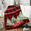 Personalised Christmas Car Blanket - handmade