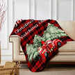 Personalised Christmas Car Blanket - handmade