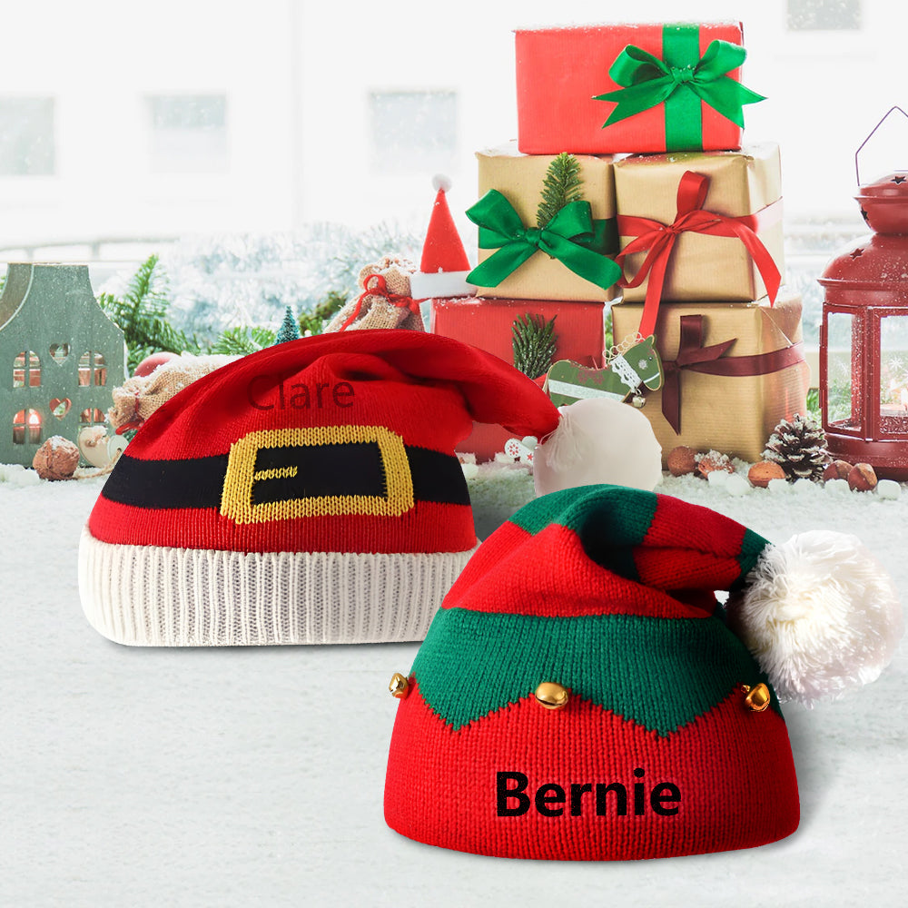 Personalised Christmas Hat - handmade