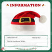 Personalised Christmas Hat - handmade