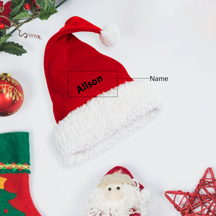 Personalised Christmas Hat - handmade