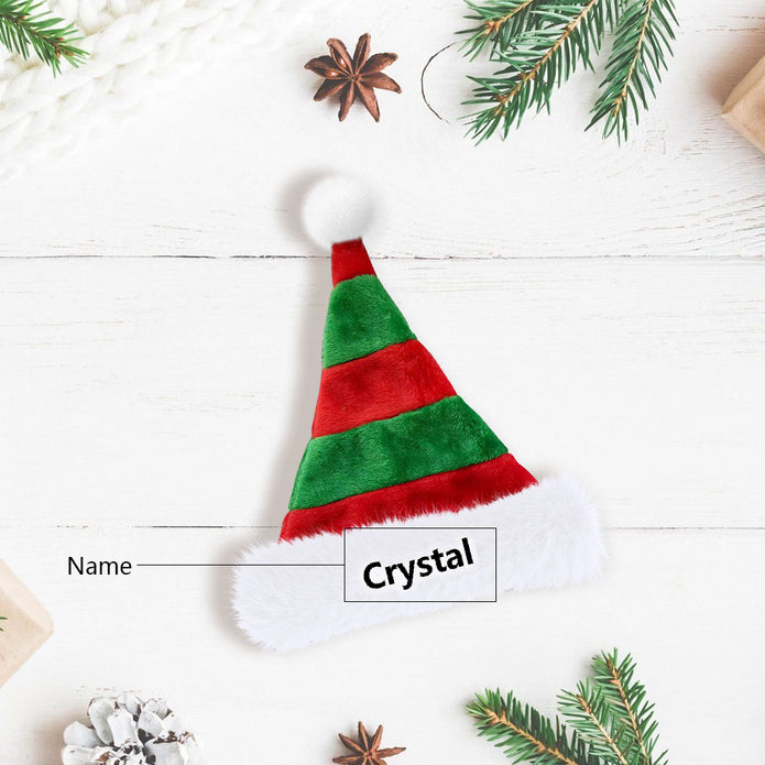 Personalised Christmas Hat - handmade
