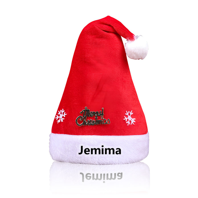 Personalised Christmas Hat - handmade