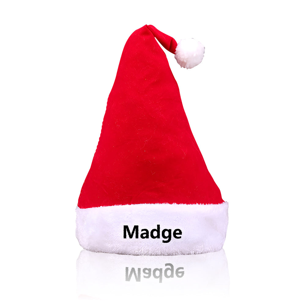 Personalised Christmas Hat - handmade