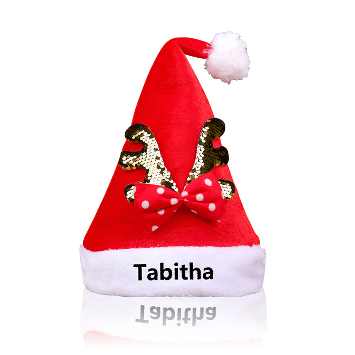 Personalised Christmas Hat - handmade