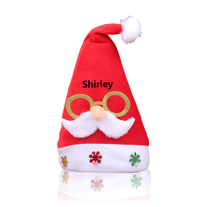Personalised Christmas Hat - handmade