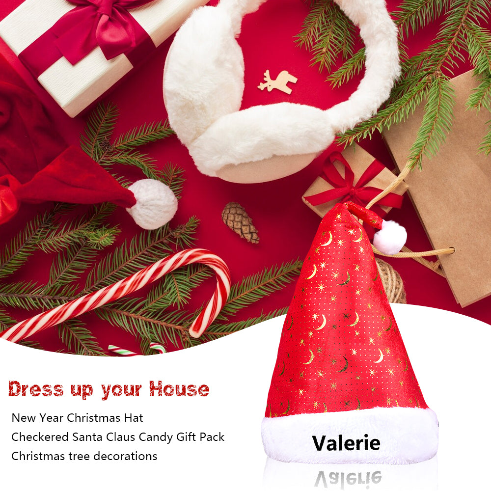 Personalised Christmas Hat - handmade