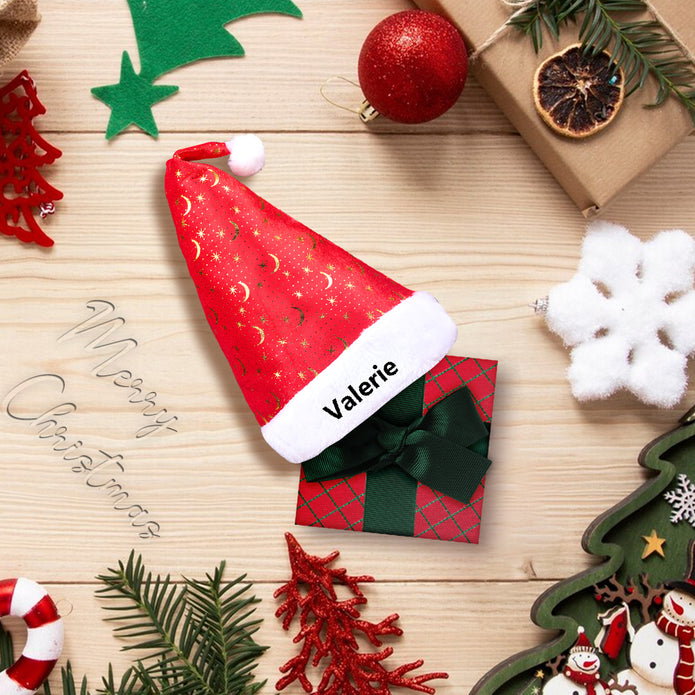 Personalised Christmas Hat - handmade
