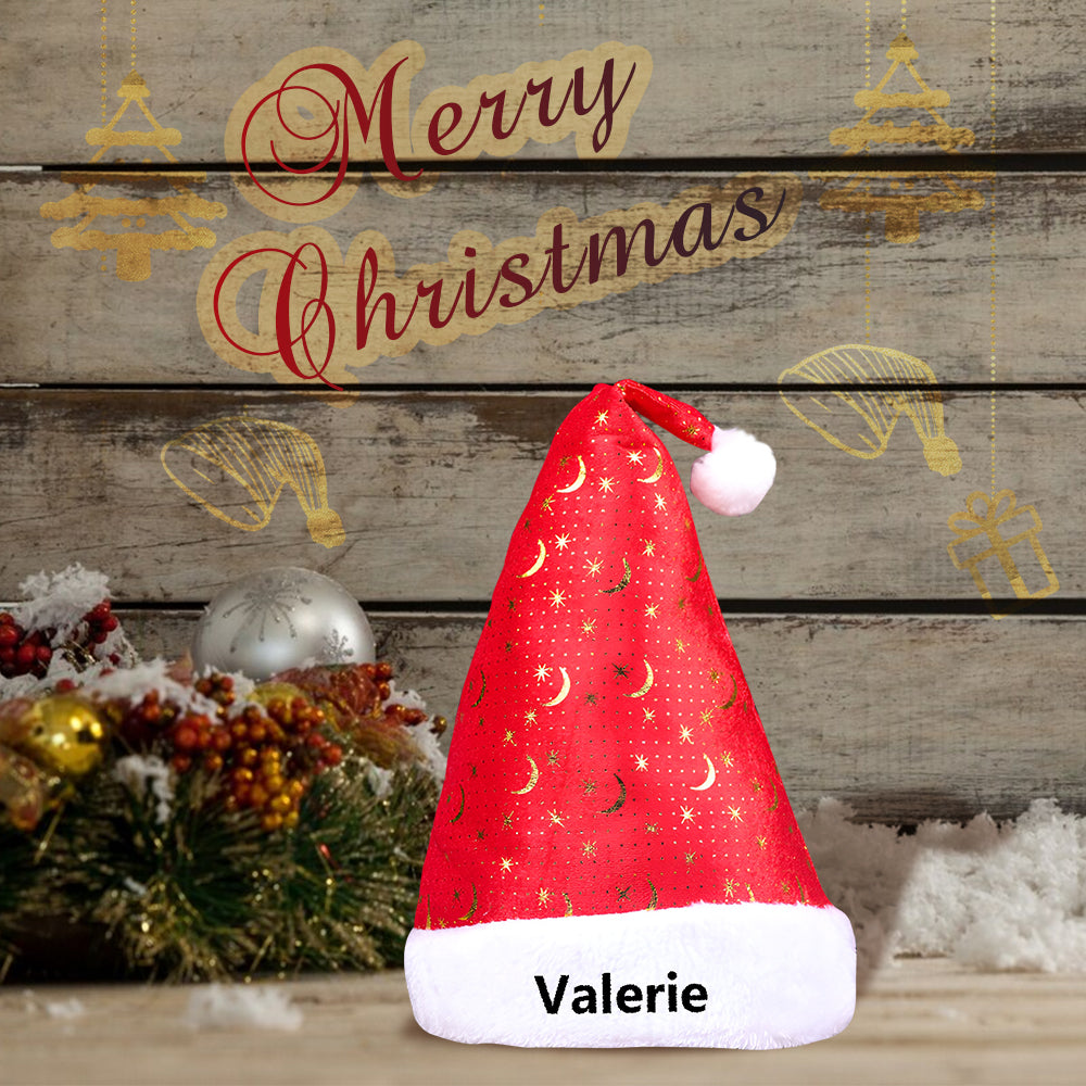 Personalised Christmas Hat - handmade
