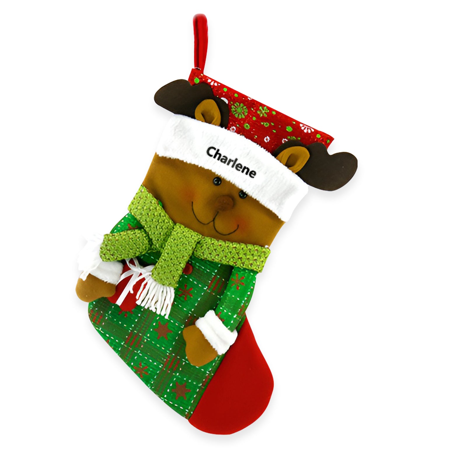 Personalised Christmas Stocking Sack - handmade