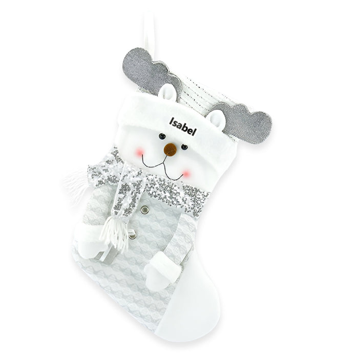 Personalised Christmas Stocking Sack - handmade