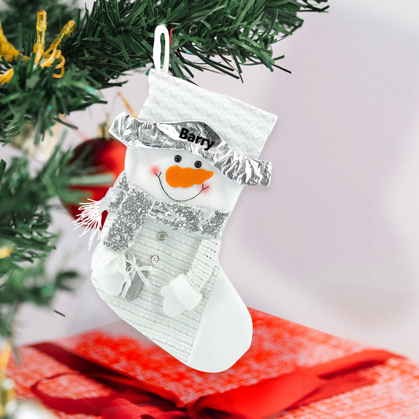 Personalised Christmas Stocking Sack - handmade