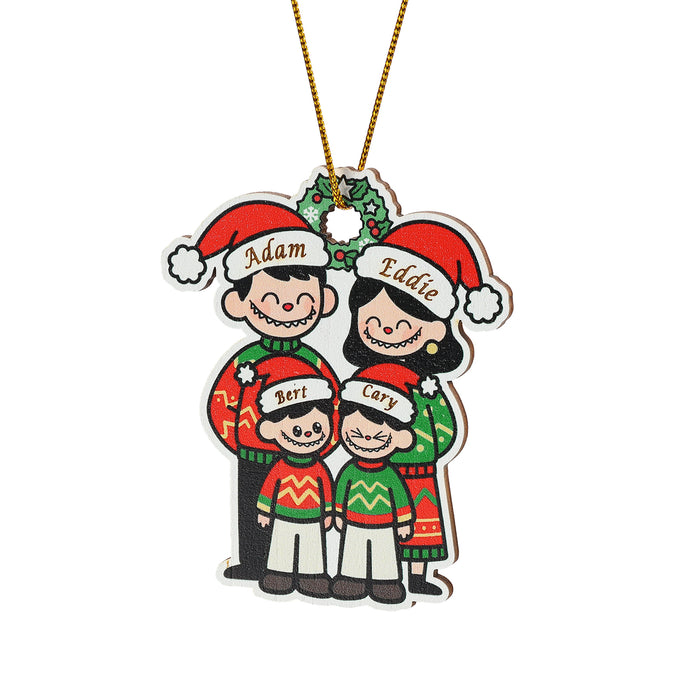 Personalised Christmas Name Ornament - handmade