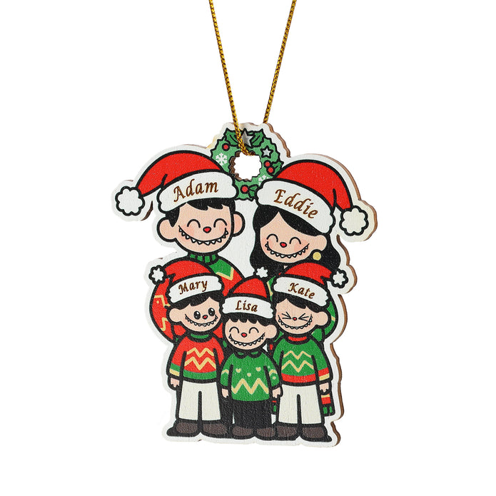 Personalised Christmas Name Ornament - handmade