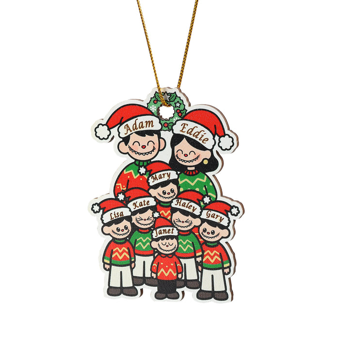 Personalised Christmas Name Ornament - handmade