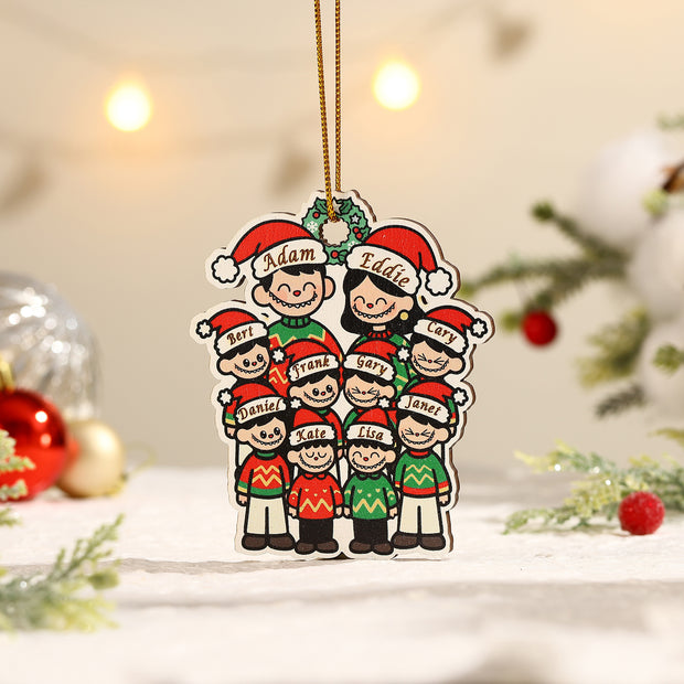 Personalised Christmas Name Ornament - handmade