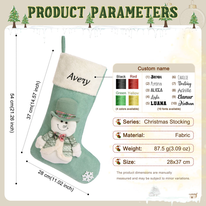 Personalised Christmas Stocking - handmade