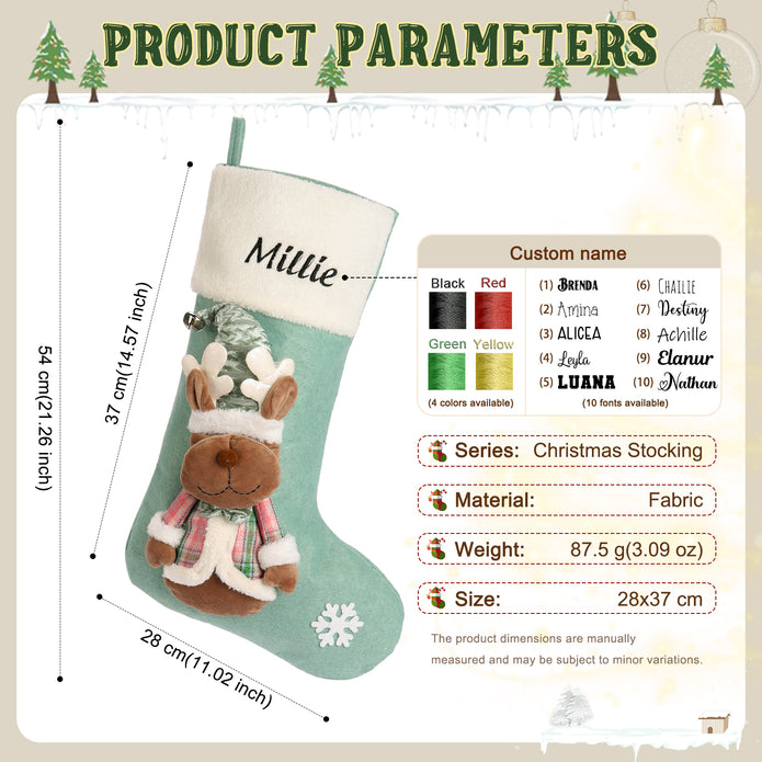Personalised Christmas Stocking - handmade