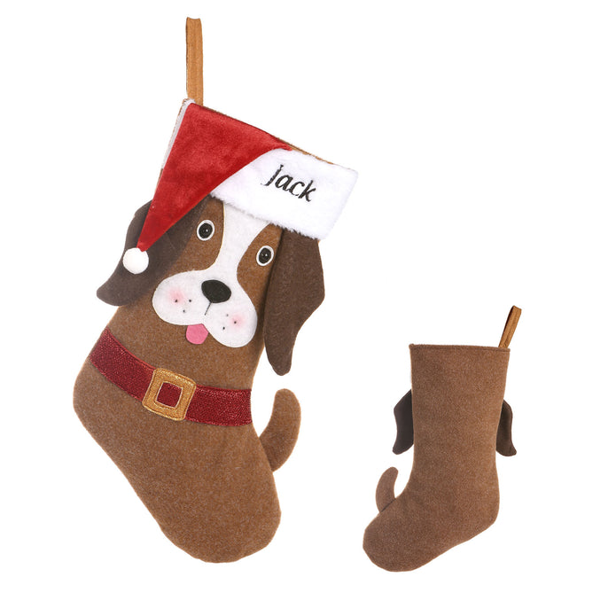 Personalised Christmas Stocking Ornament - handmade