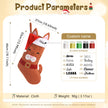 Personalised Christmas Stocking Ornament - handmade