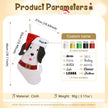 Personalised Christmas Stocking Ornament - handmade