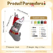 Personalised Christmas Stocking Ornament - handmade