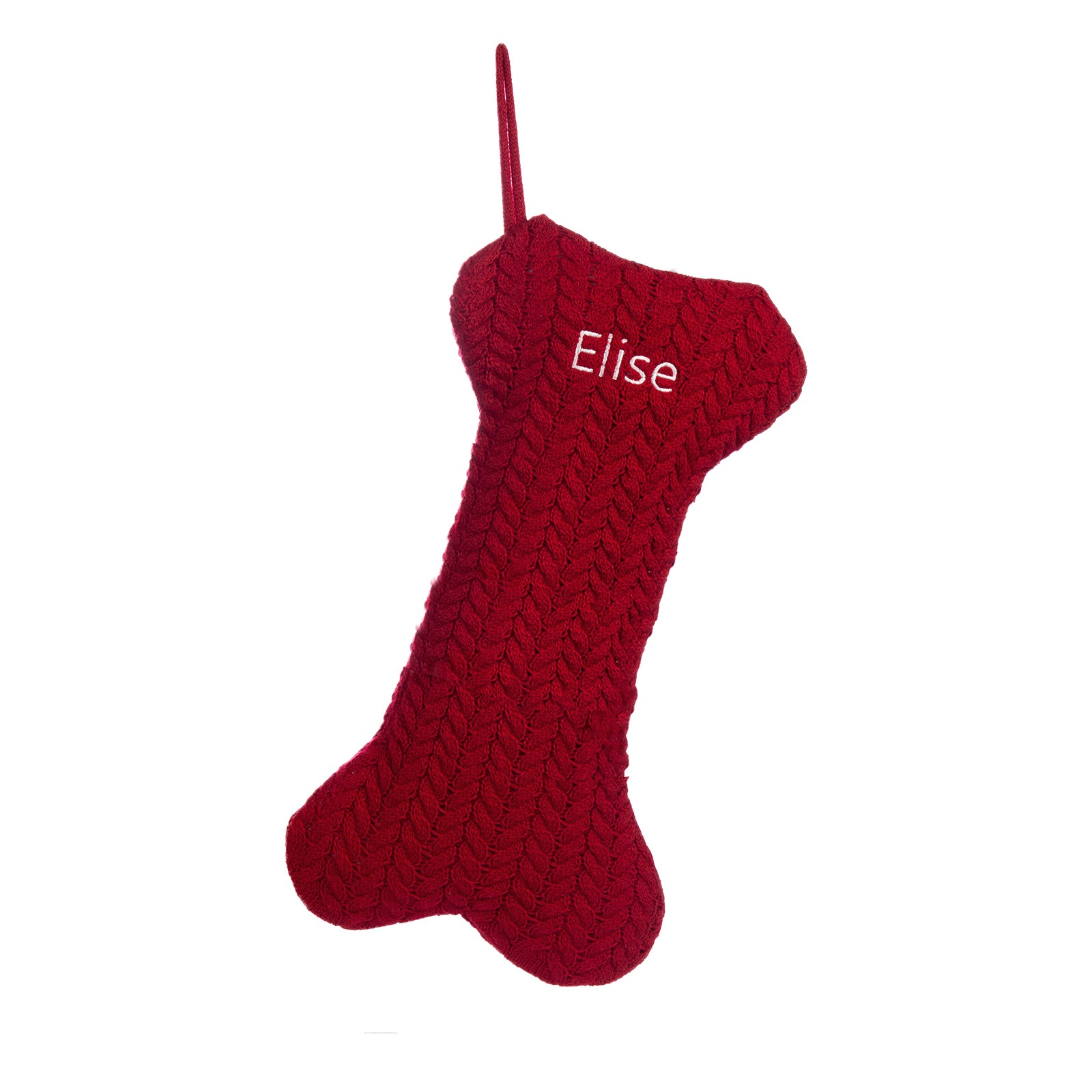 Personalised Christmas Stocking Ornament - handmade