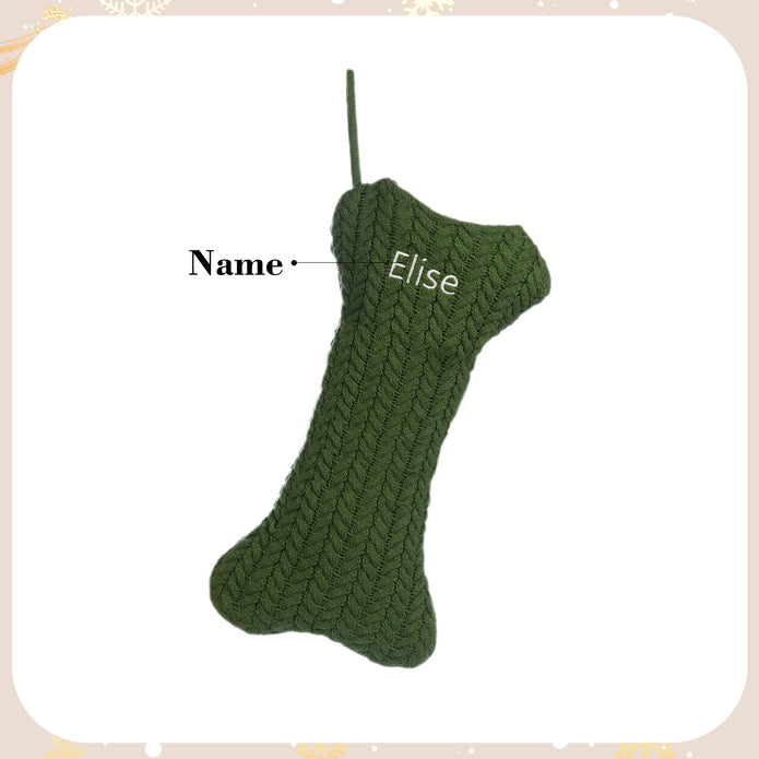 Personalised Christmas Stocking Ornament - handmade