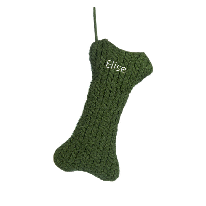 Personalised Christmas Stocking Ornament - handmade