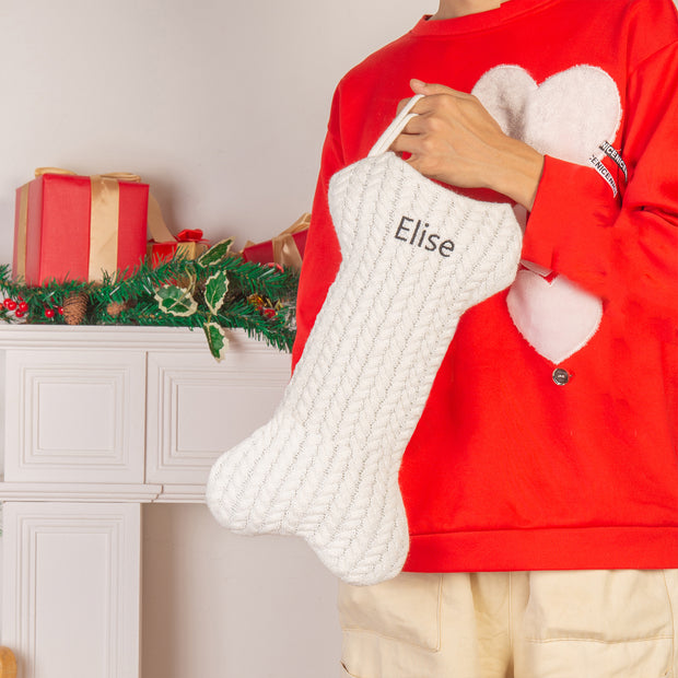 Personalised Christmas Stocking Ornament - handmade