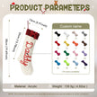 Personalised Christmas Stocking Ornament - handmade