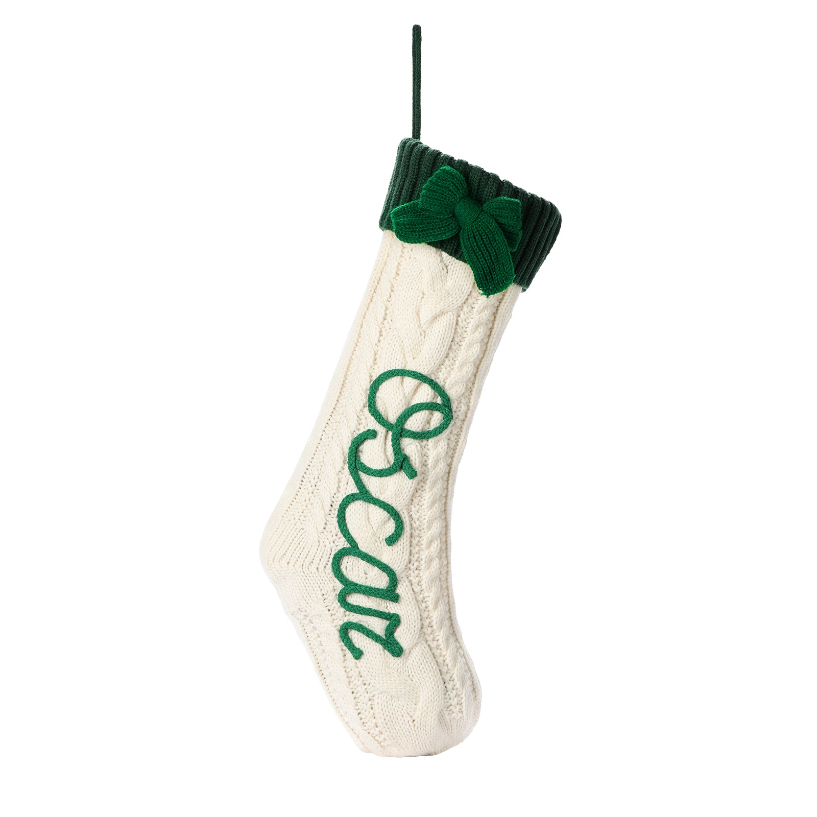 Personalised Christmas Stocking Ornament - handmade