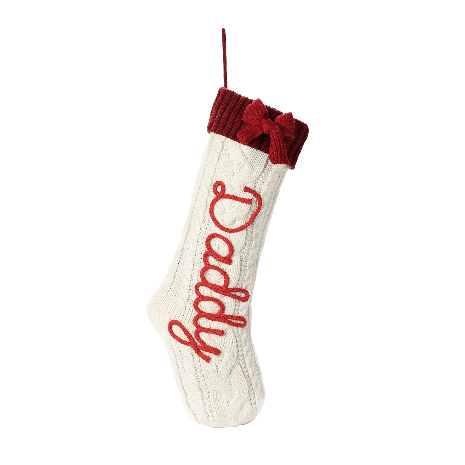 Personalised Christmas Stocking Ornament - handmade