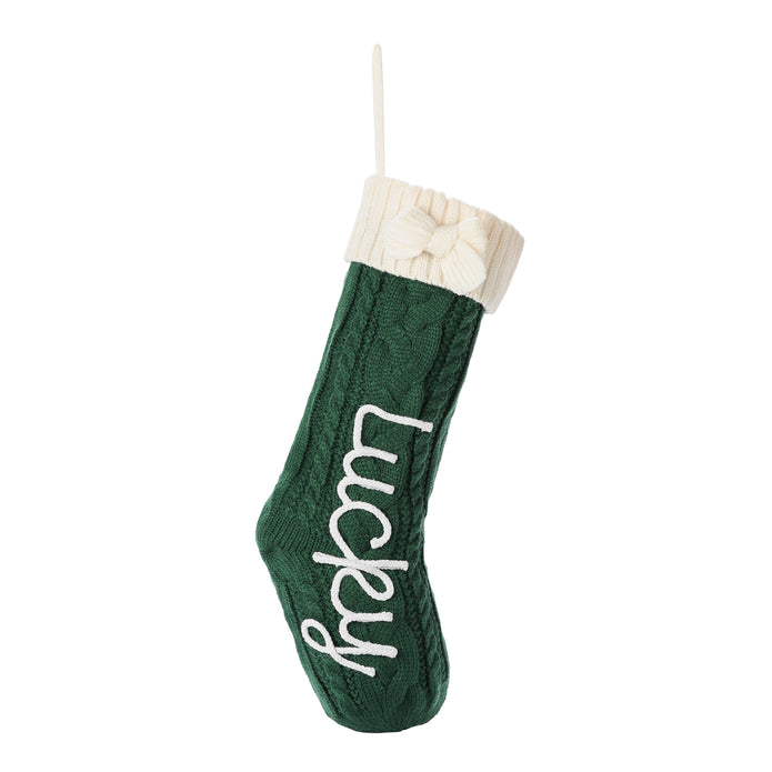 Personalised Christmas Stocking Ornament - handmade
