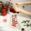 Personalised Christmas Stocking Ornament - handmade
