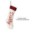Personalised Christmas Stocking Ornament - handmade