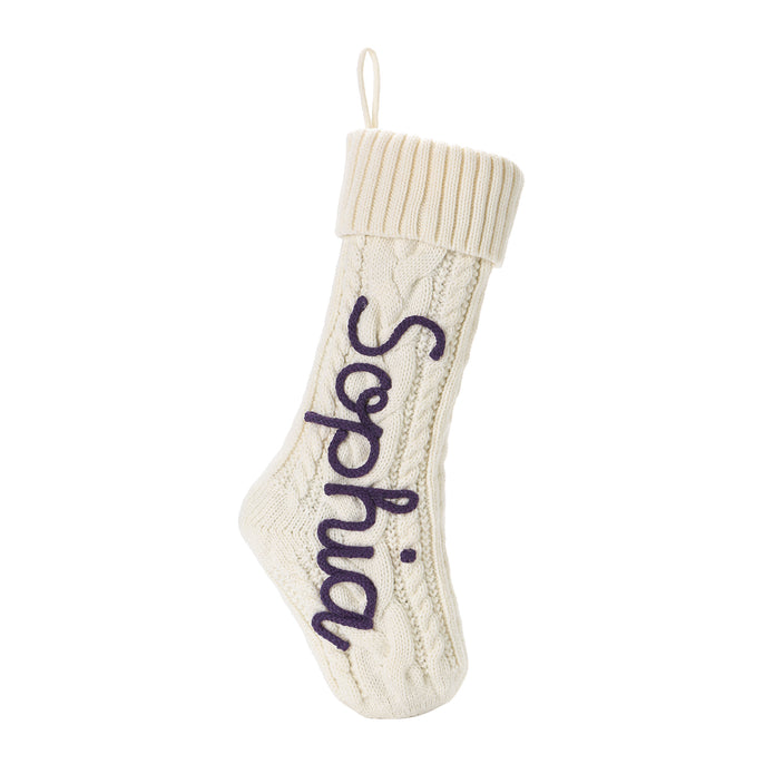 Personalised Christmas Stocking Ornament - handmade