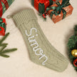 Personalised Christmas Stocking Ornament - handmade