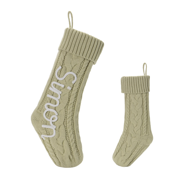 Personalised Christmas Stocking Ornament - handmade