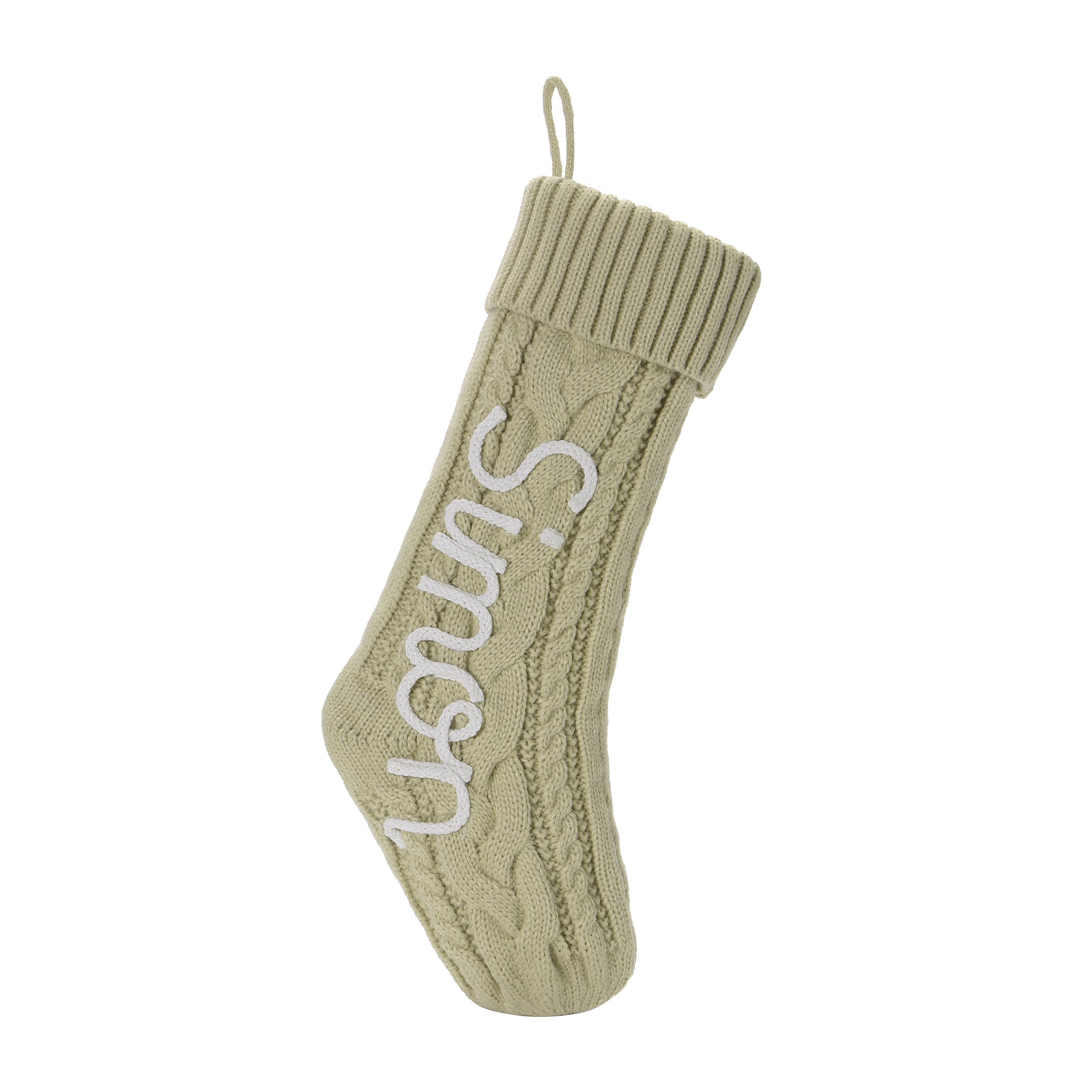 Personalised Christmas Stocking Ornament - handmade