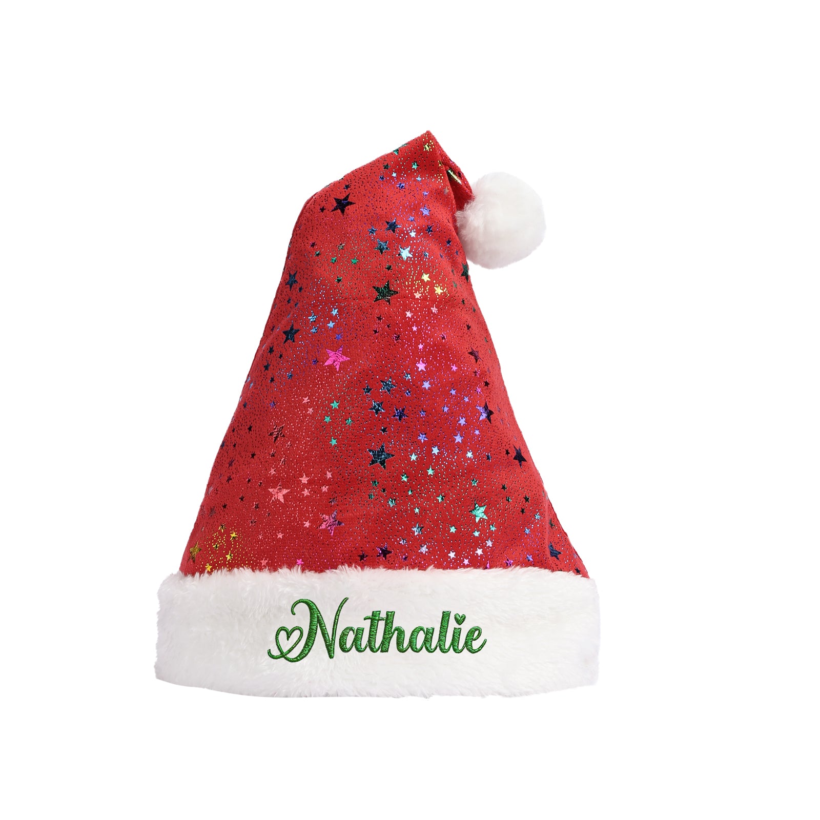 Personalised Santa Hat Ornament - handmade