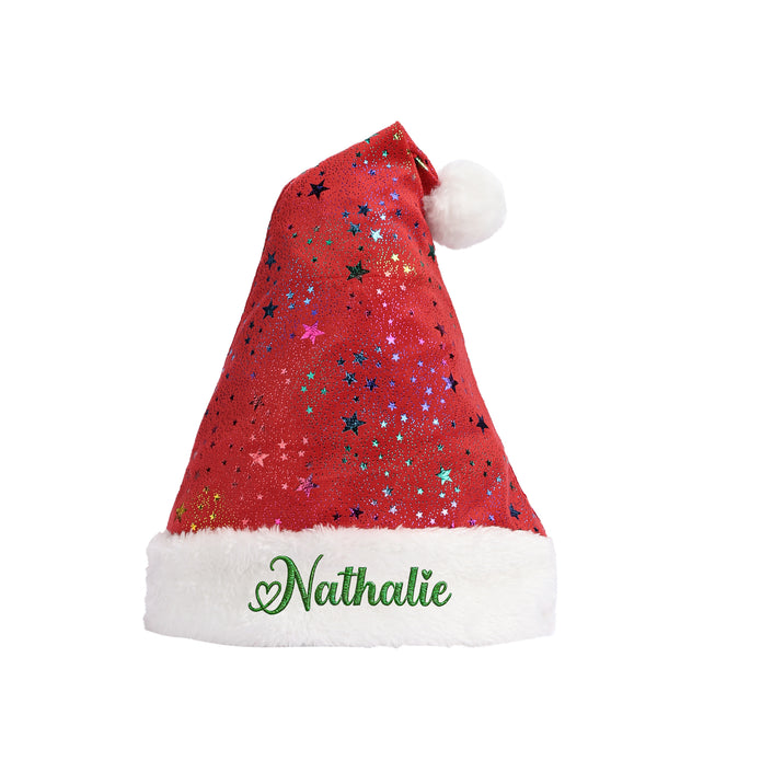 Personalised Santa Hat Ornament - handmade
