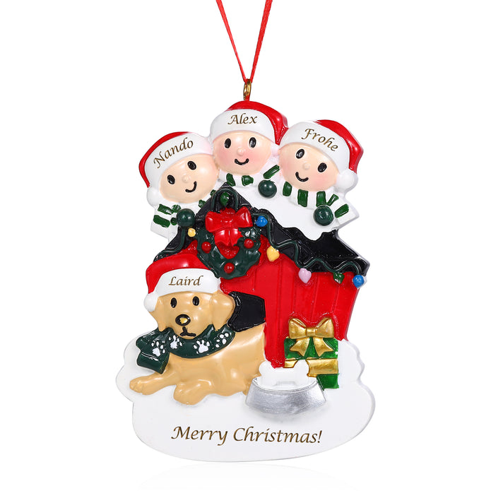 Personalised Christmas Decoration Ornament - handmade
