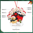 Personalised Christmas Decoration Ornament - handmade